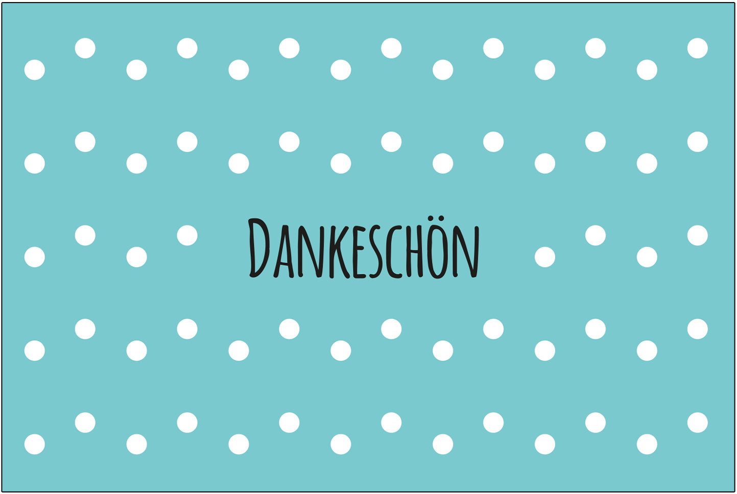 4Stück Premium Dankeskarten (Klappkarten) mit 4 Umschlägen, Danke Karten Geburt Merz Designkarten