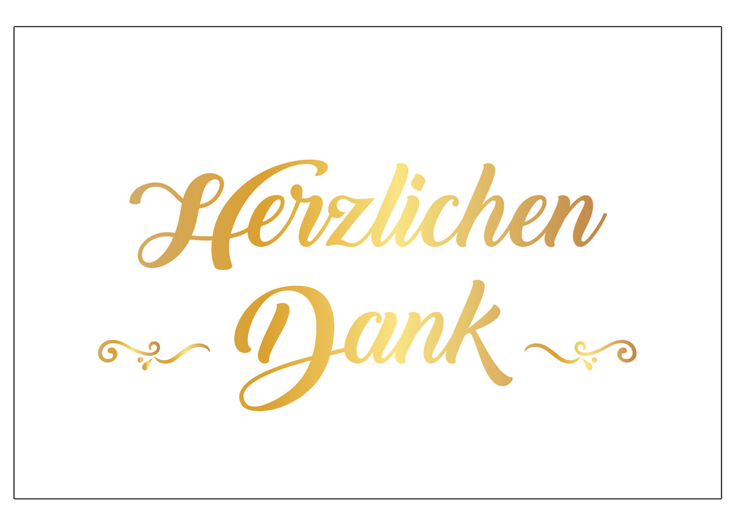 4 Premium Dankeskarten (Klappkarten) mit 4 Umschlägen, Danke Karten Grußkarte Merz Designkarten