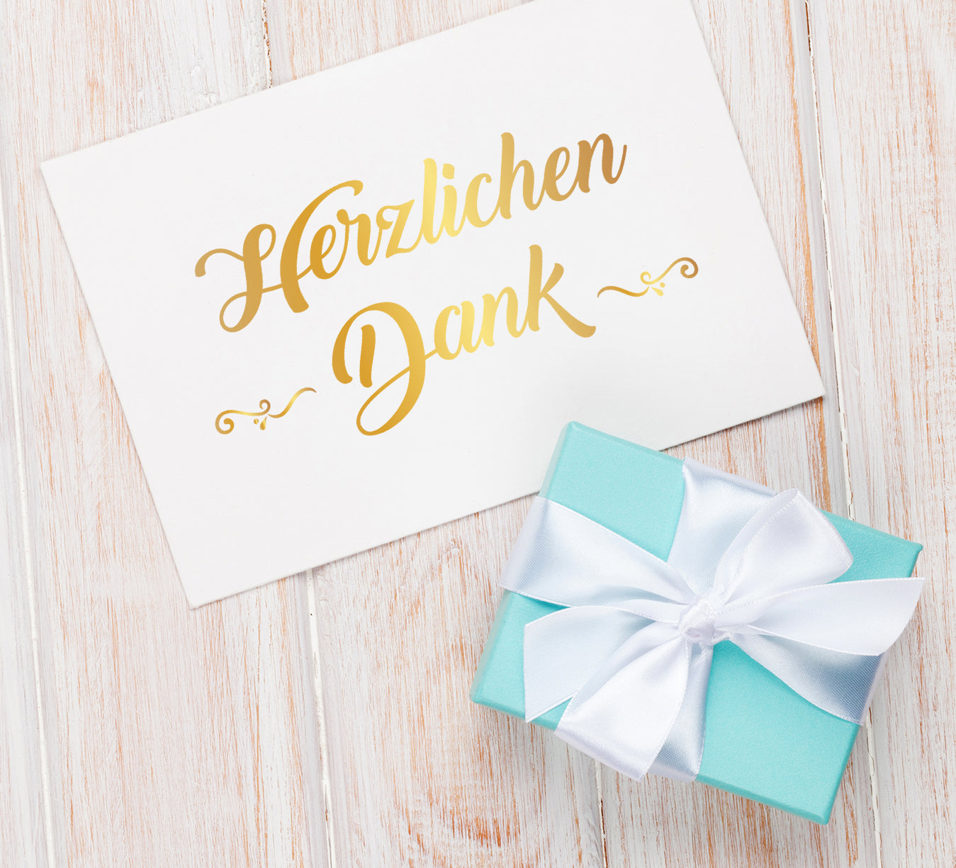 4 Premium Dankeskarten (Klappkarten) mit 4 Umschlägen, Danke Karten Grußkarte Merz Designkarten