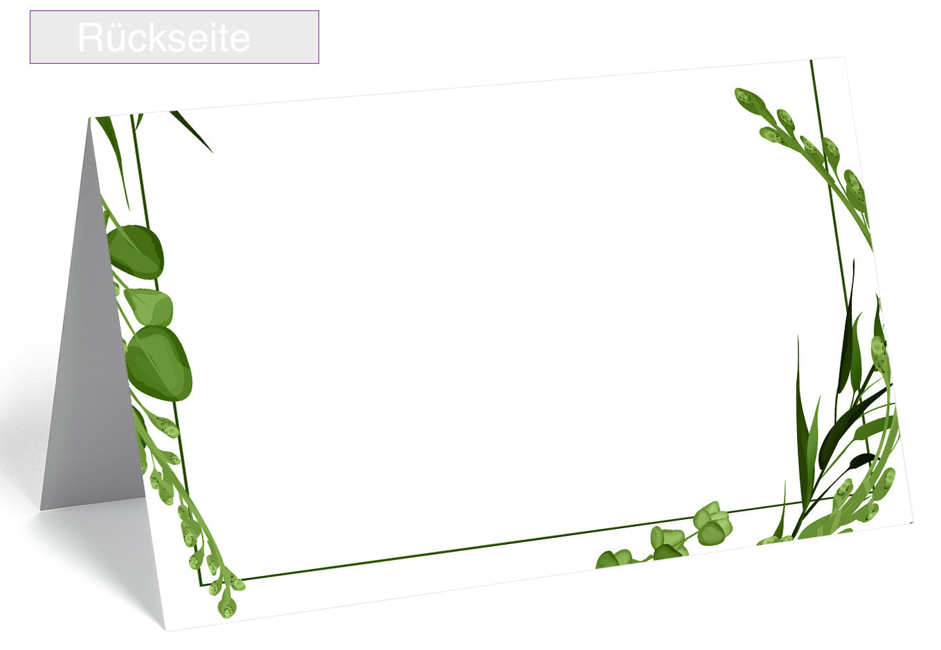 50 Premium-Tischkarten Platzkarten Namenskarten Namensschilder Hochzeit Feier Merz Designkarten