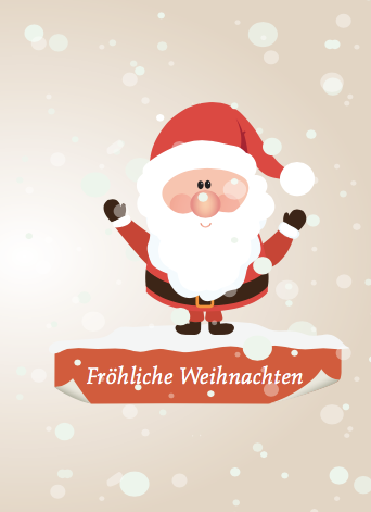 8 Weihnachtskarten Grußkarten für Weihnachten Klappkarten mit 8 Kuverts Merz Designkarten