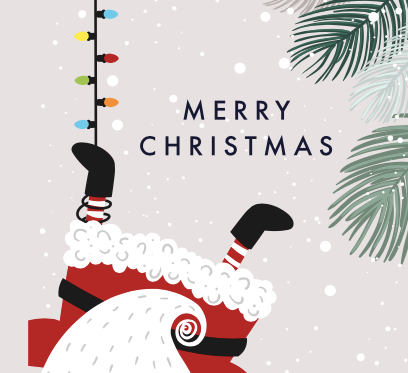 4 Weihnachtskarten Grußkarten für Weihnachten Klappkarten mit Umschlag Karten Merz Designkarten