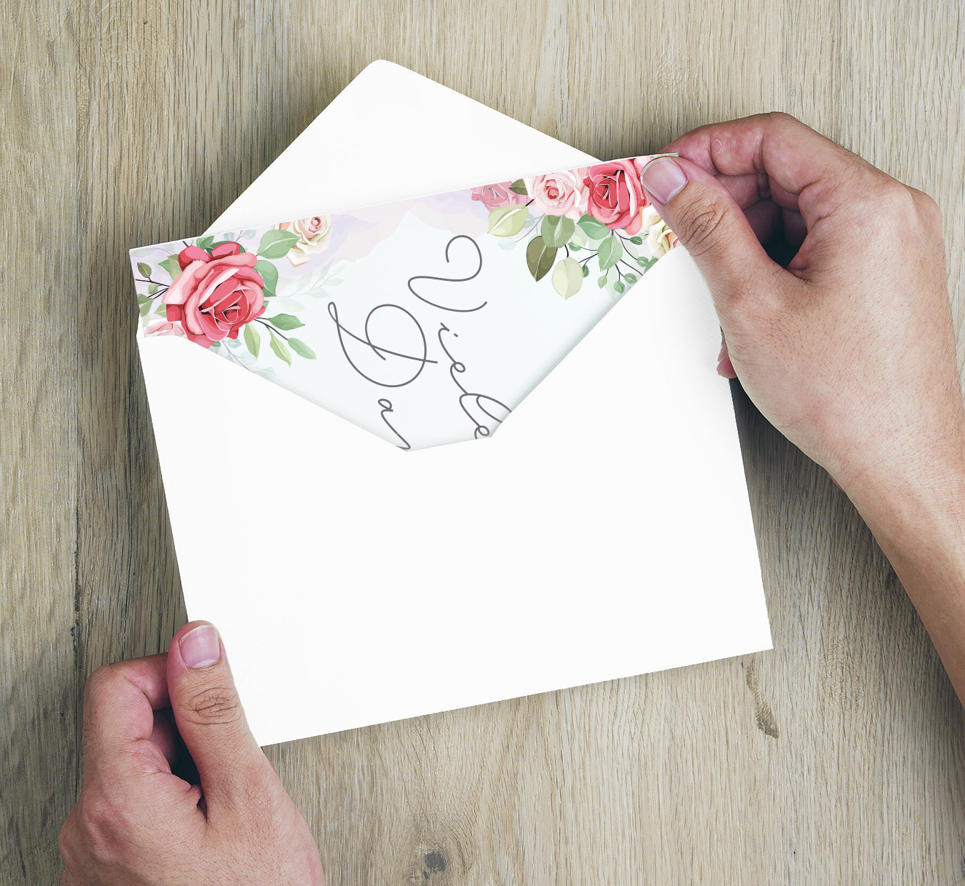 6 Stück Premium Dankeskarten (Klappkarten) mit Umschlägen, Danke Karten Geburt Merz Designkarten