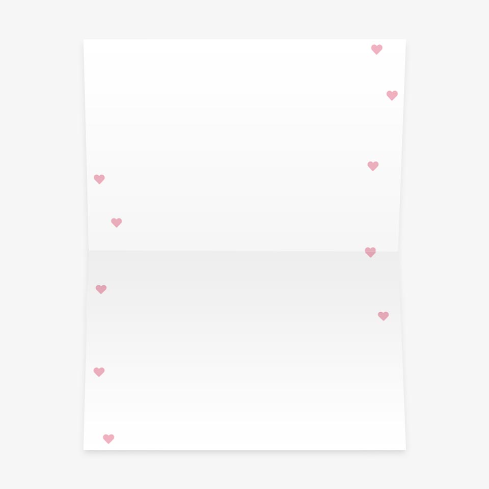 2 moderne Dankekarten 18x12cm mit Umschlag Handarbeit - Lieblingsladen