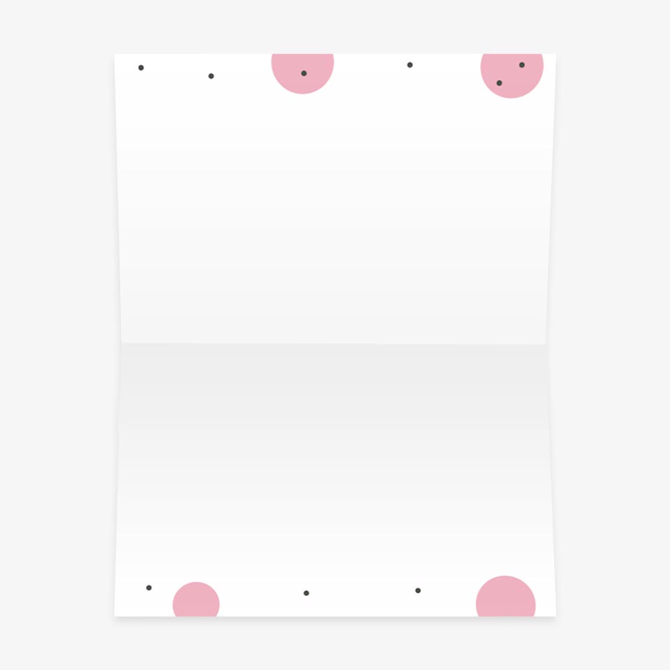 2 moderne Dankekarten 18x12cm mit Umschlag Handarbeit - Lieblingsladen