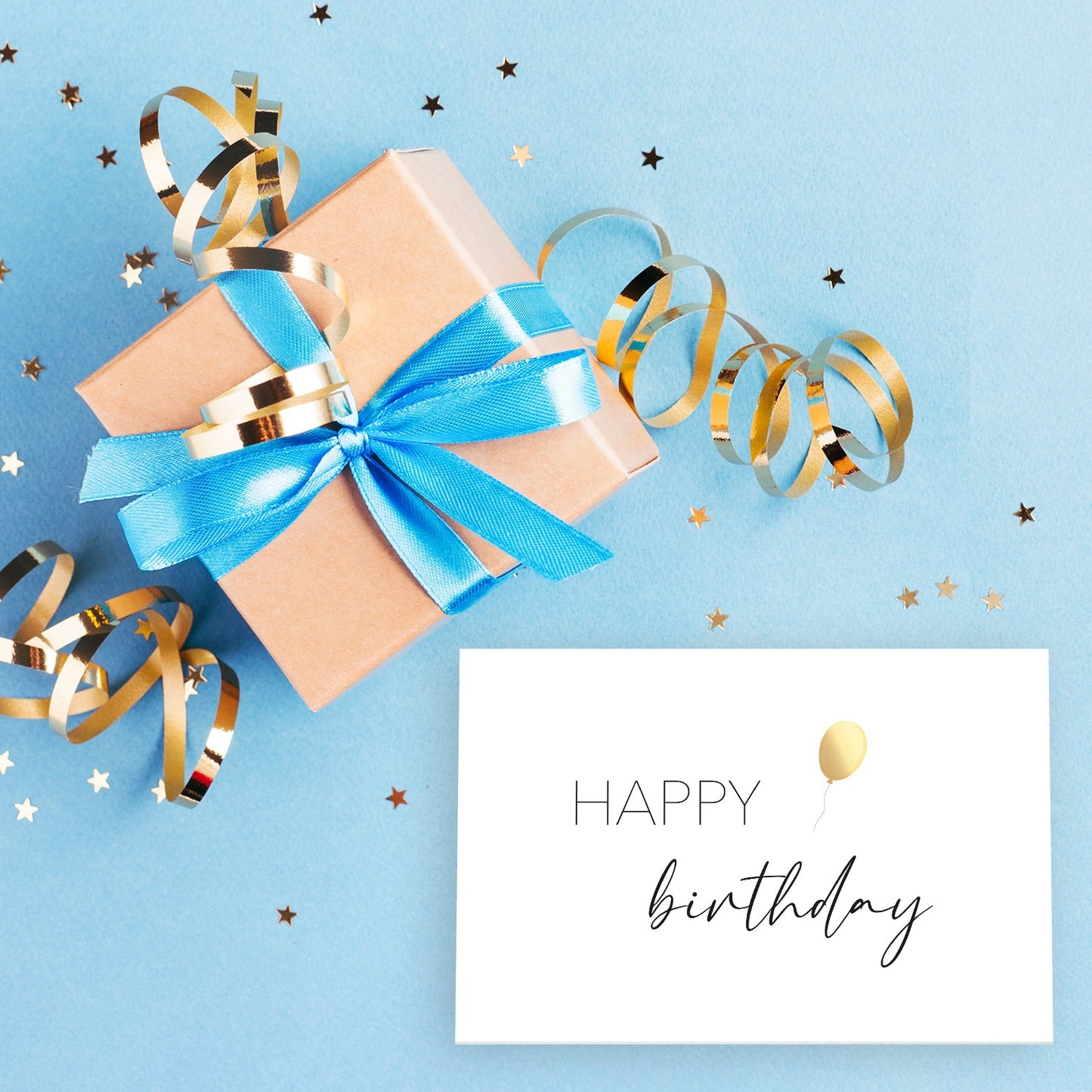 1 Geburtstagskarte Karte happy birthday 10,5x14,8cm mit Umschlag Geburtstag Merz Designkarten