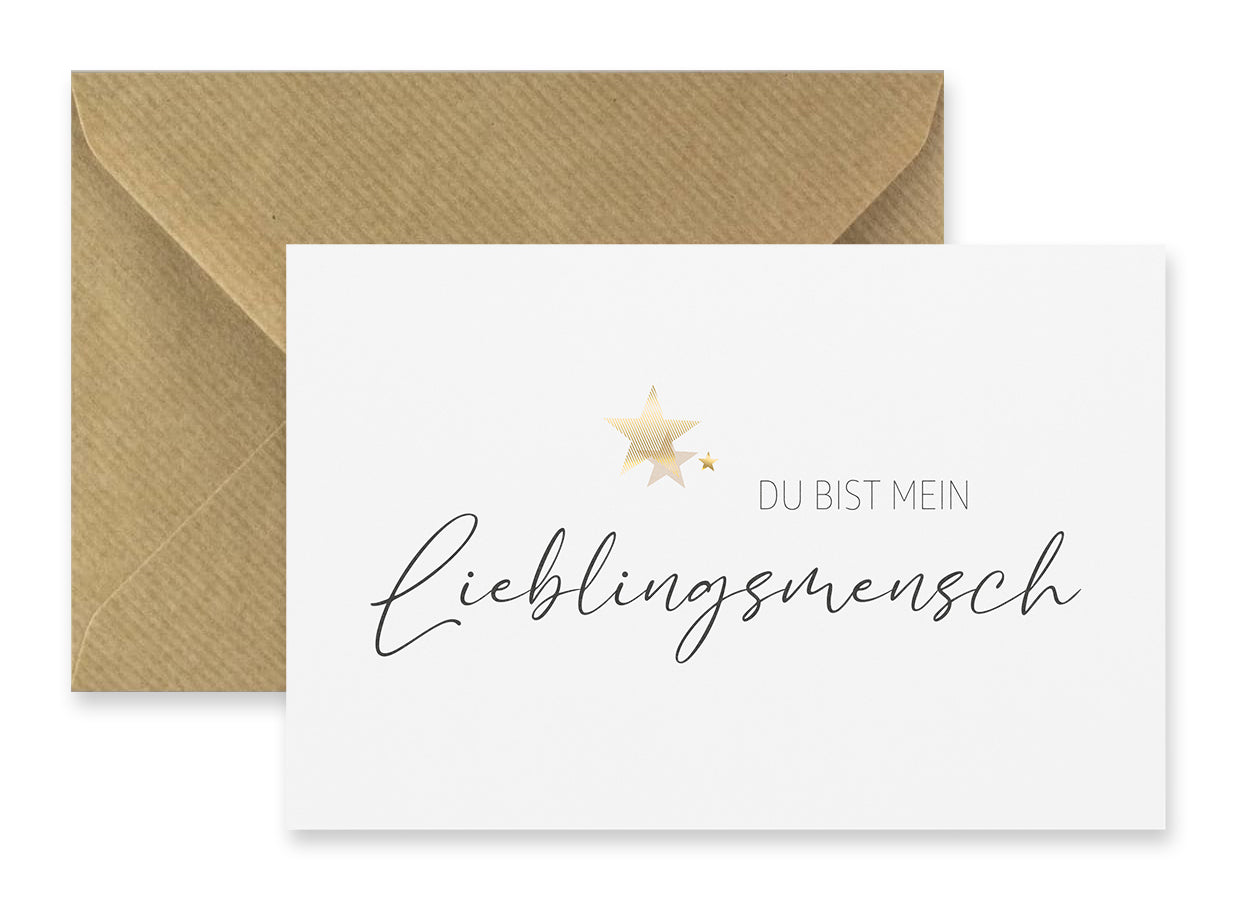 1Stück Premium Dankeskarten (Klappkarten) mit 1 Umschlag, Danke Karten Geburt Merz Designkarten