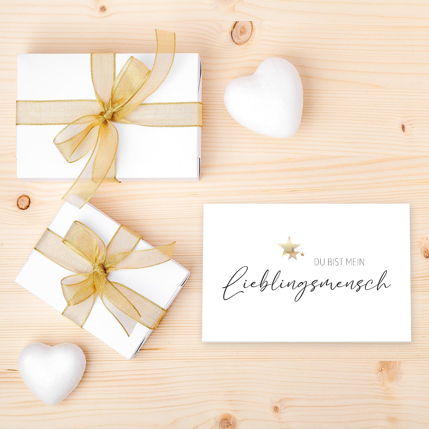 1Stück Premium Dankeskarten (Klappkarten) mit 1 Umschlag, Danke Karten Geburt Merz Designkarten