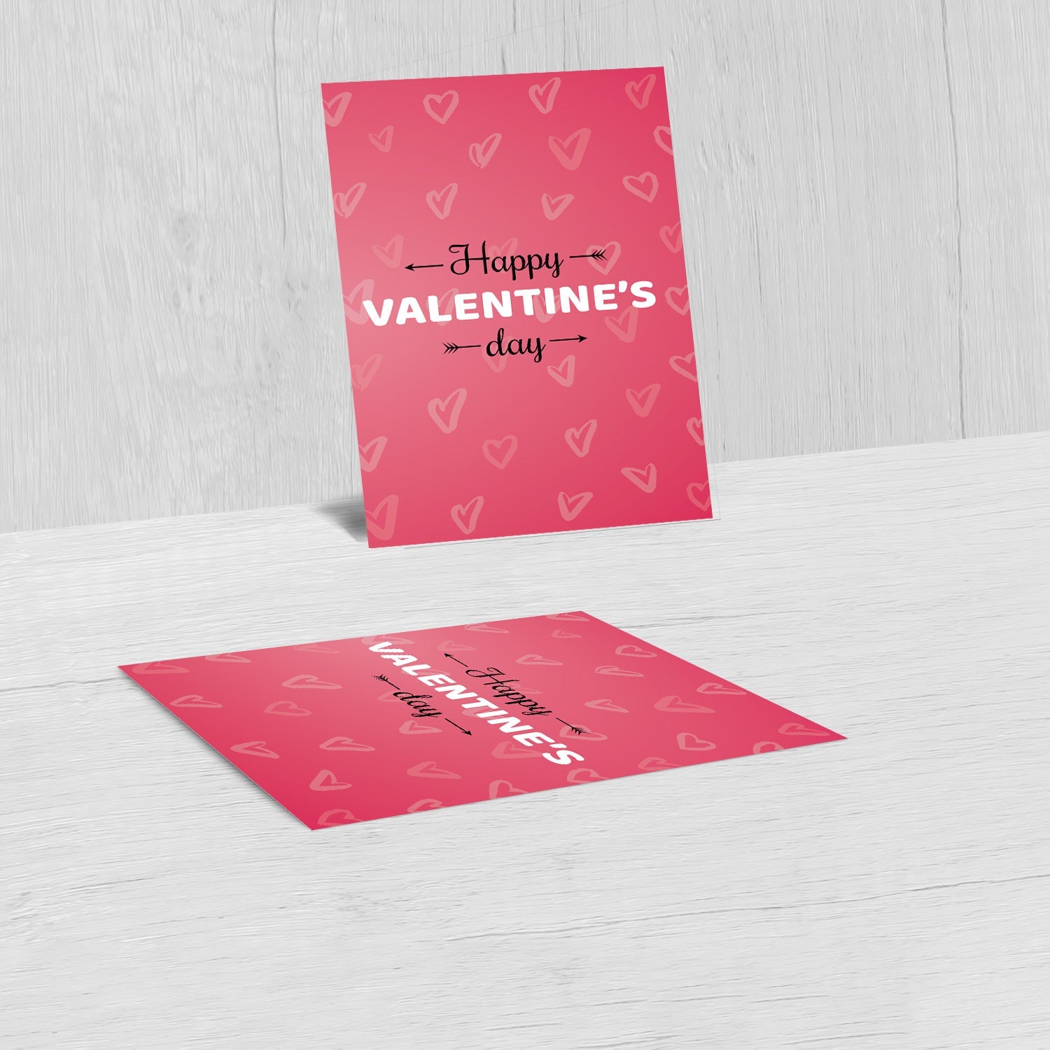 1 edle Valentinstagskarte 12x18cm Klappkarte +Umschlag Liebe Valentinstag Karte Merz Designkarten