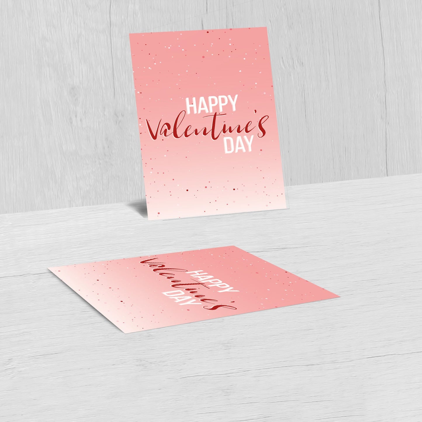 1 Valentinstagskarte 12x18cm Klappkarte +Umschlag Liebe Valentinstag Karte Merz Designkarten