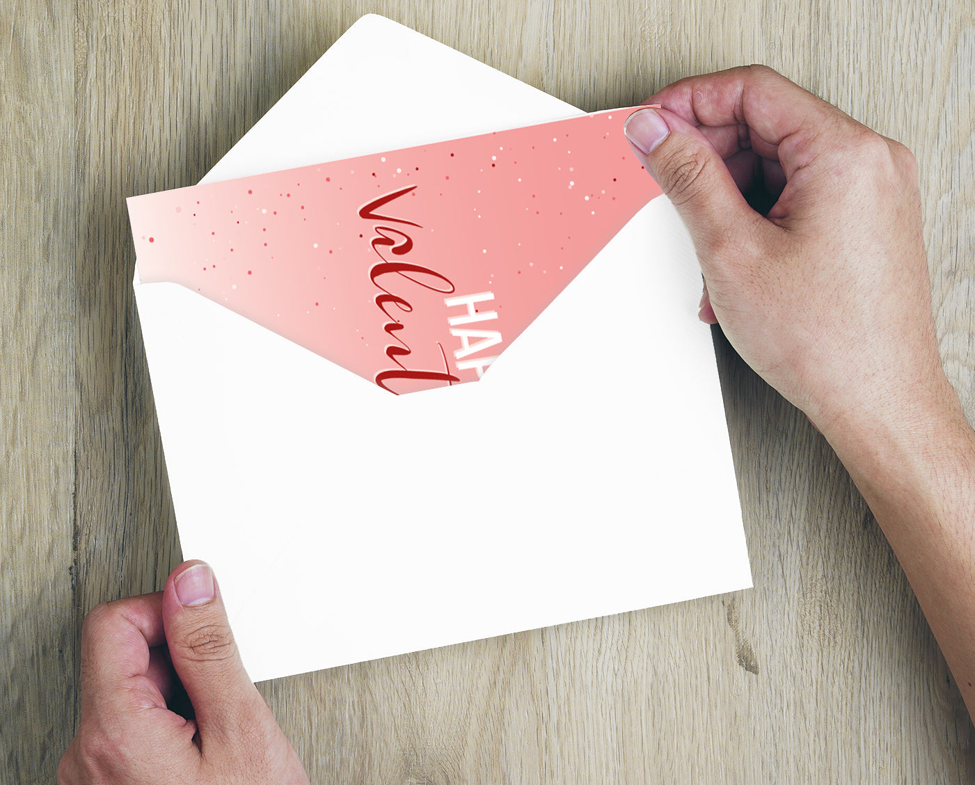 1 Valentinstagskarte 12x18cm Klappkarte +Umschlag Liebe Valentinstag Karte Merz Designkarten