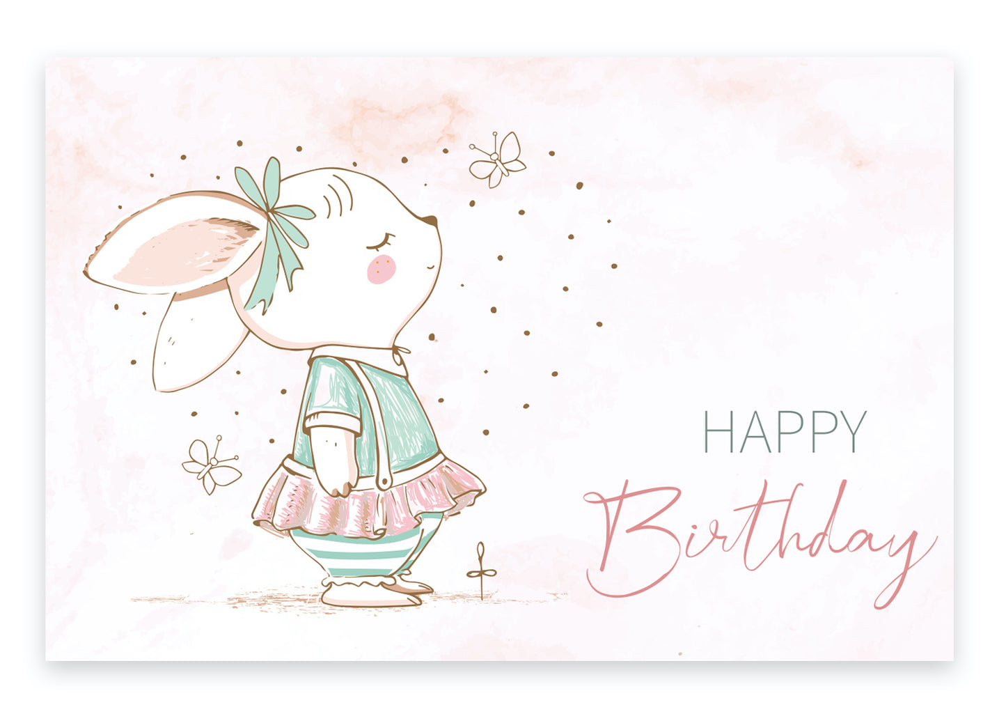 5 Premium Geburtstagskarten Happy Birthday 18x12cm mit Umschlag