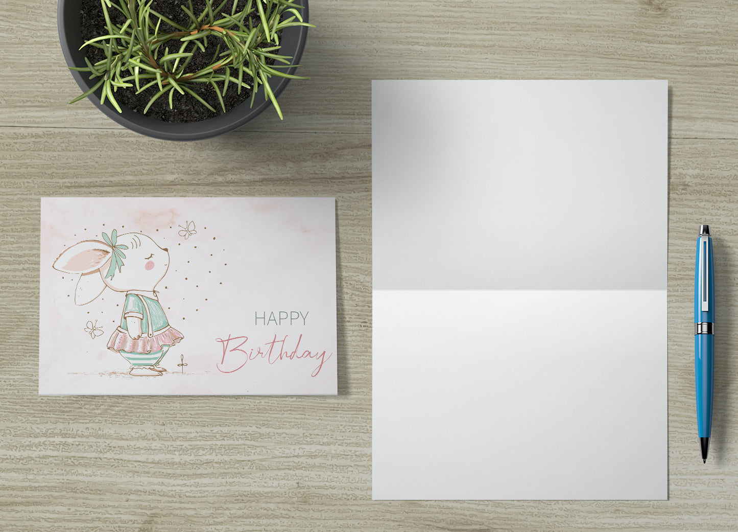 5 Premium Geburtstagskarten Happy Birthday 18x12cm mit Umschlag