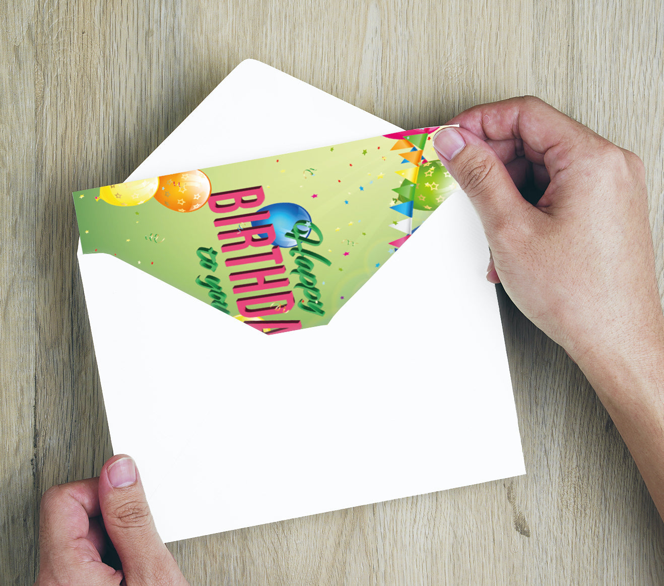 1 edle Geburtstagskarte Klappkarte 14,8x10,5cm mit 1 weißen Umschlag Glückwunsch Merz Designkarten