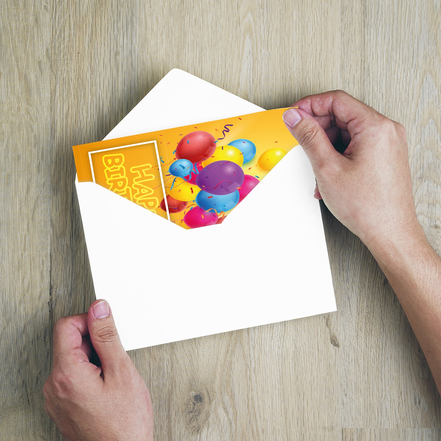 2 Premium Geburtstagskarte Happy Birthday 18x12cm mit Umschlag