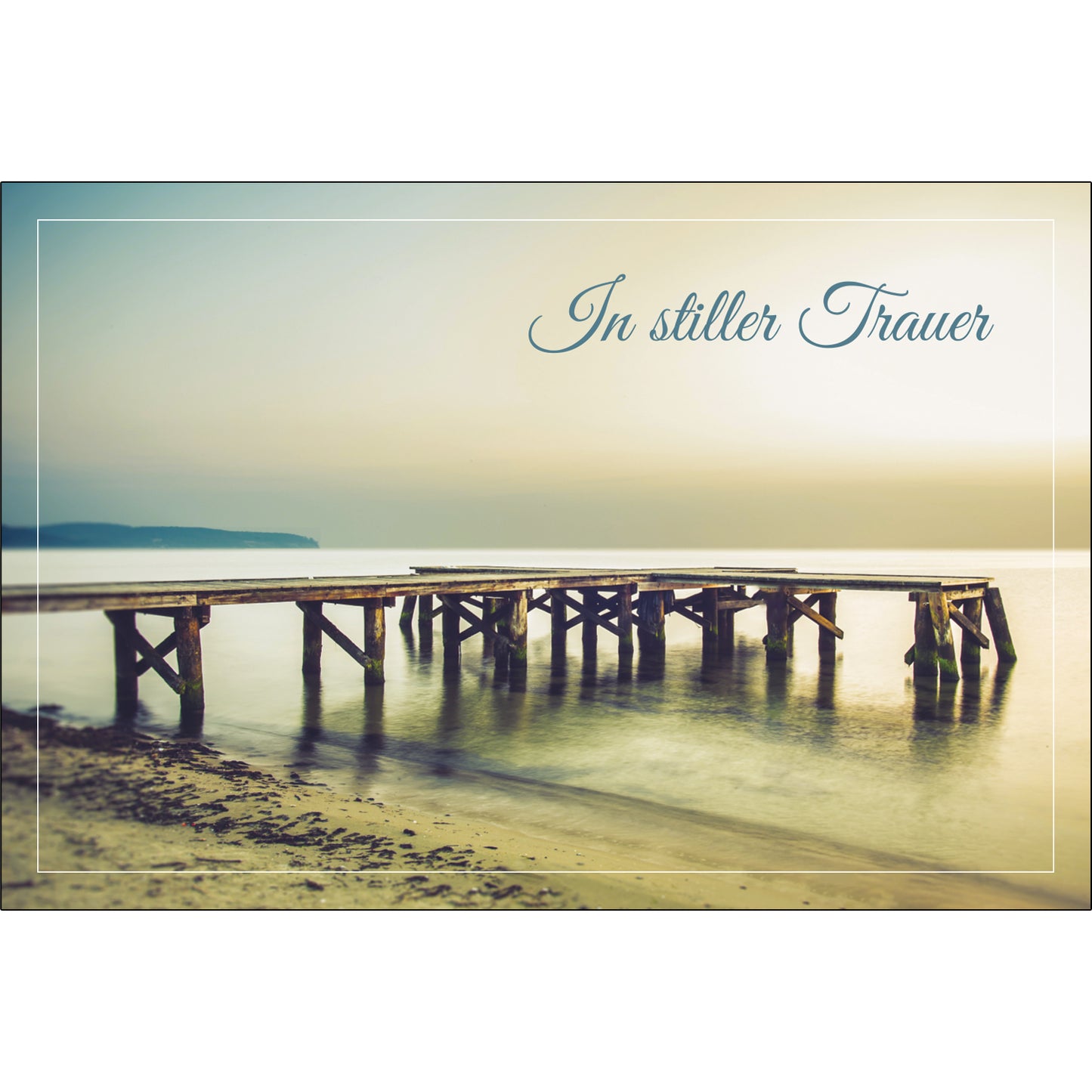 15 einfühlsame Trauerkarten Beileidskarten Klappkarten mit Briefumschlag Spruch - Merz Designkarten