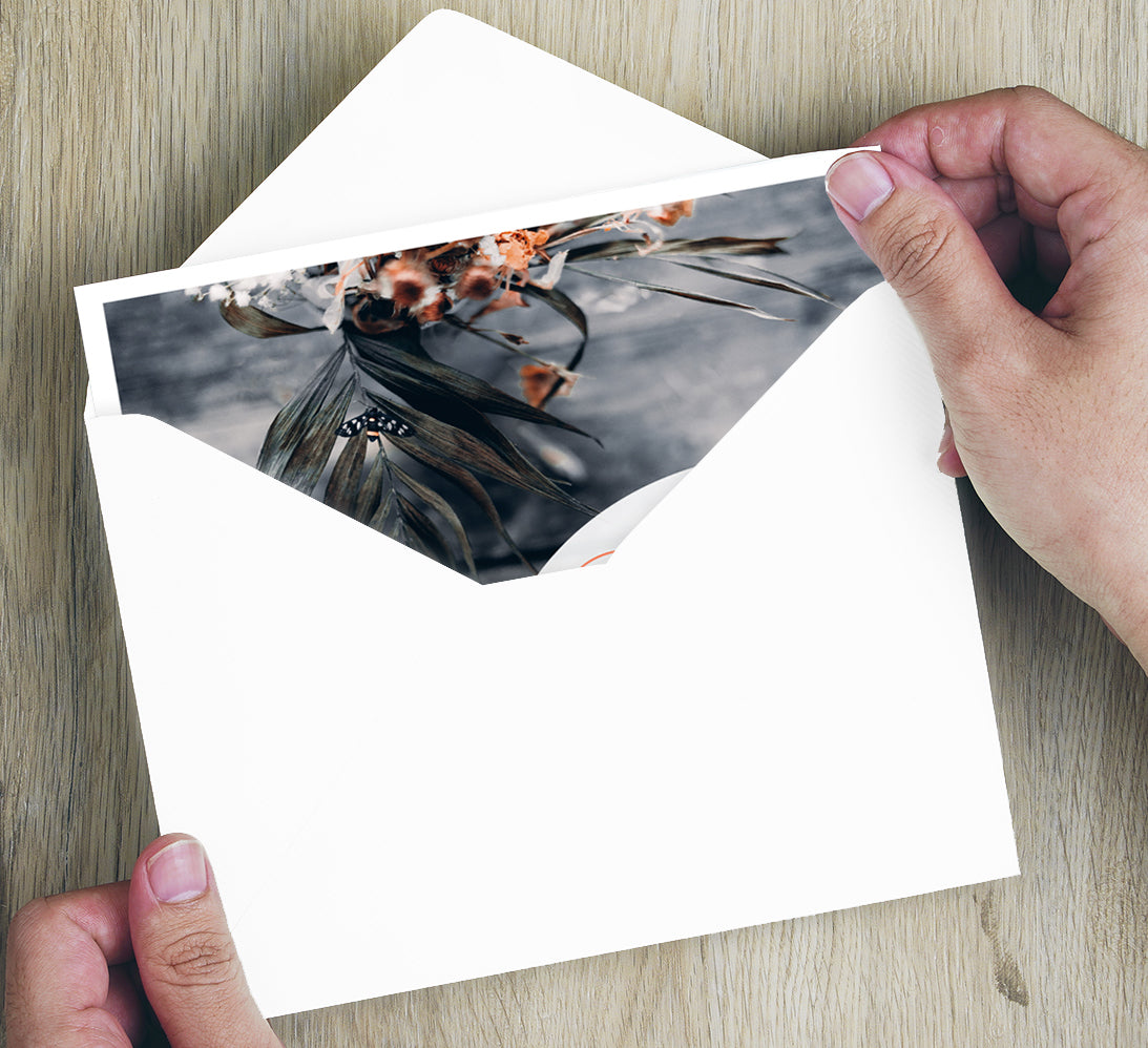 20 Trauerkarten Danksagung Klappkarten mit 30 Umschläge, Set -Beerdigung Danke Merz Designkarten