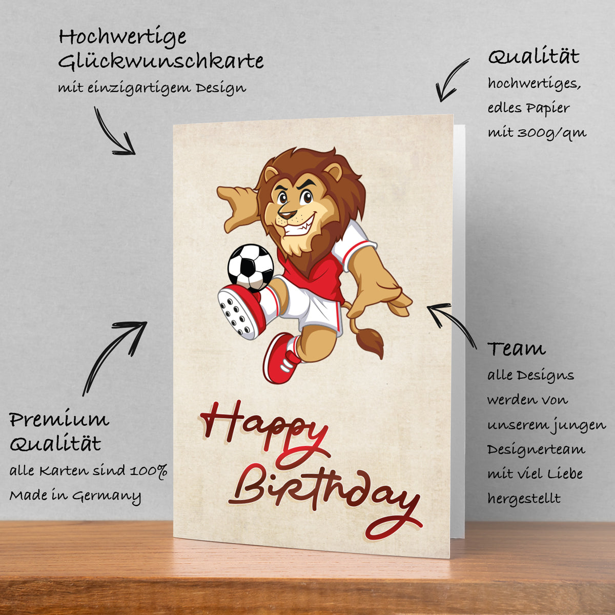1 Geburtstagskarte für Kinder happy birthday 10,5x14,8cm + 1 Kuvert Geburtstag Karten