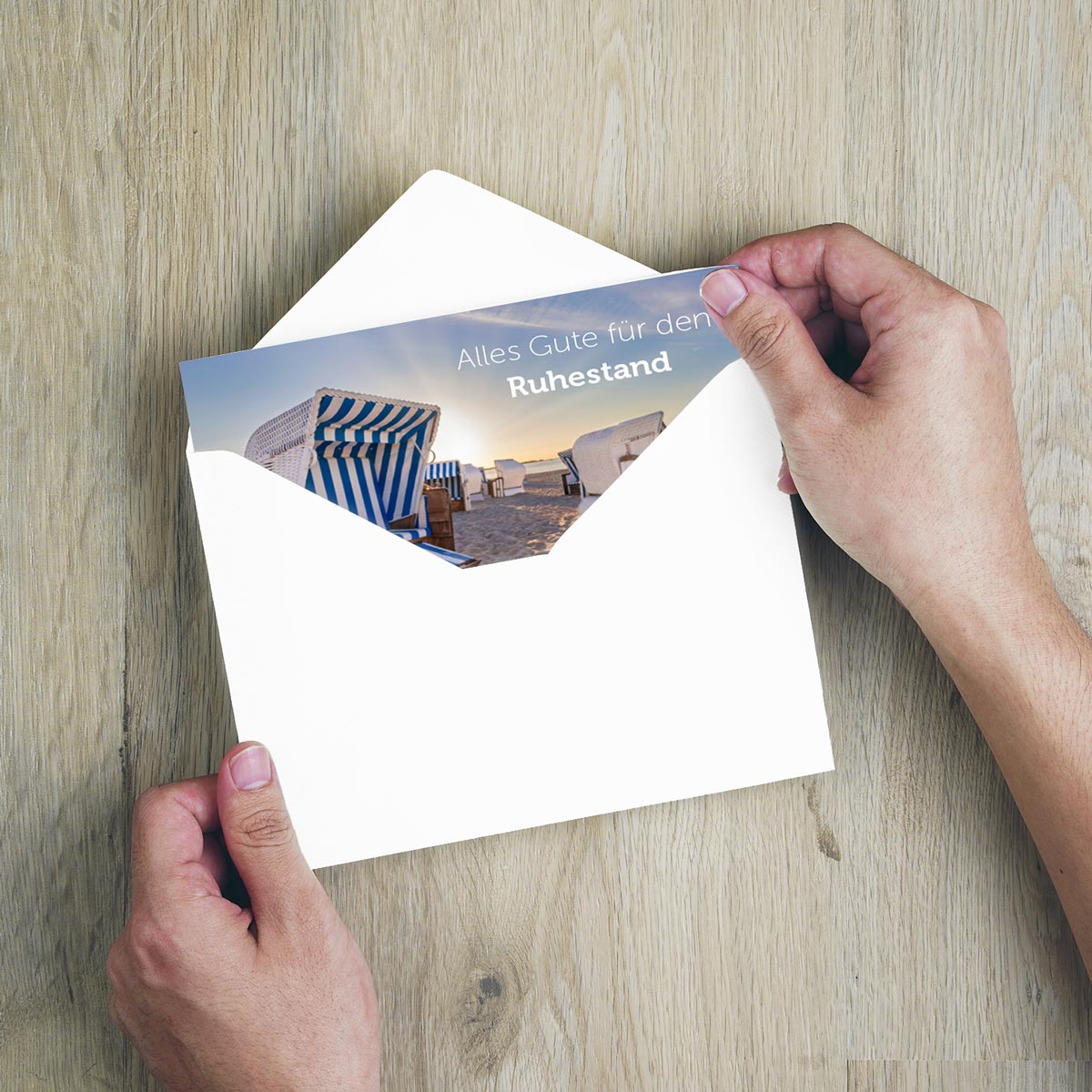 1 Abschiedskarte 12x18cm Ruhestand +1 Kuvert Abschied Kollege Kollegin Rente Merz Designkarten