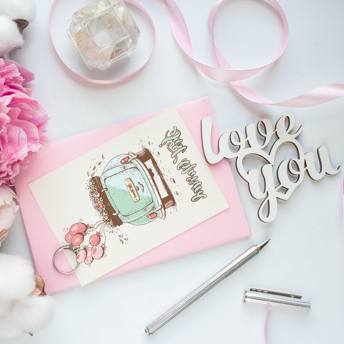 50 Ballonkarten Luftballonkarten Ballonflugkarten Weitflugkarten Hochzeit Merz Designkarten