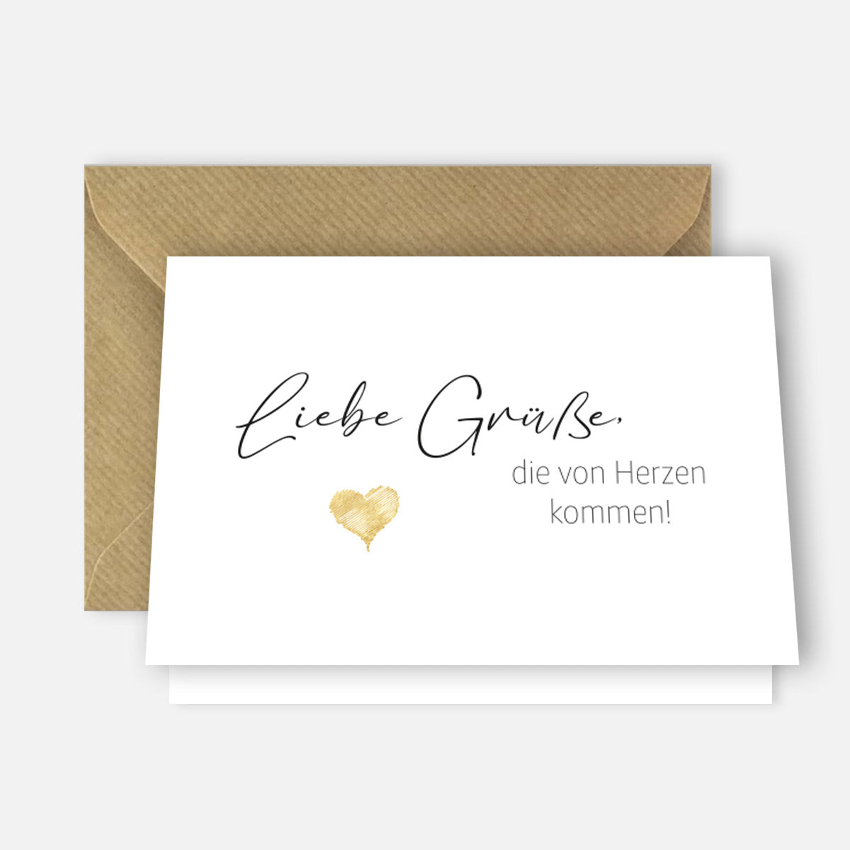 1 edle Grußkarte Klappkarte Geburtstagskarte Freundschaft Freundin Danke Karte Merz Designkarten