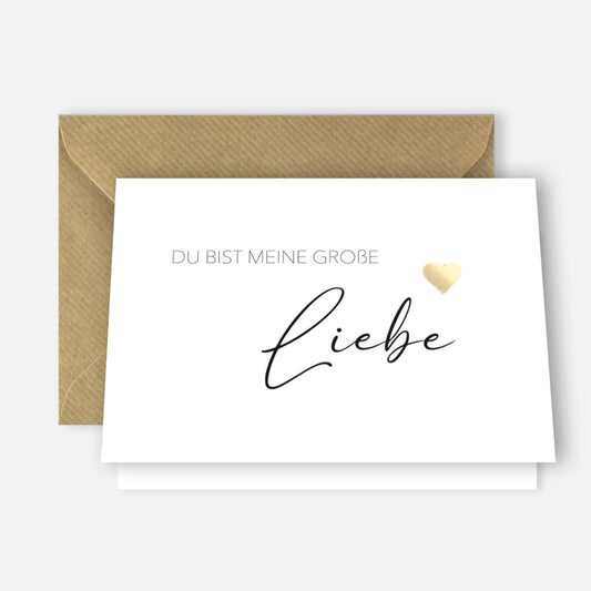 1 Geburtstagskarte Karte happy birthday 10,5x14,8cm mit Umschlag Geburtstag Merz Designkarten