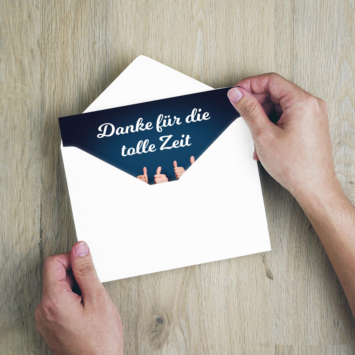 1 Abschiedskarte für einen ausscheidenden Kollegen, Kollegin Merz Designkarten