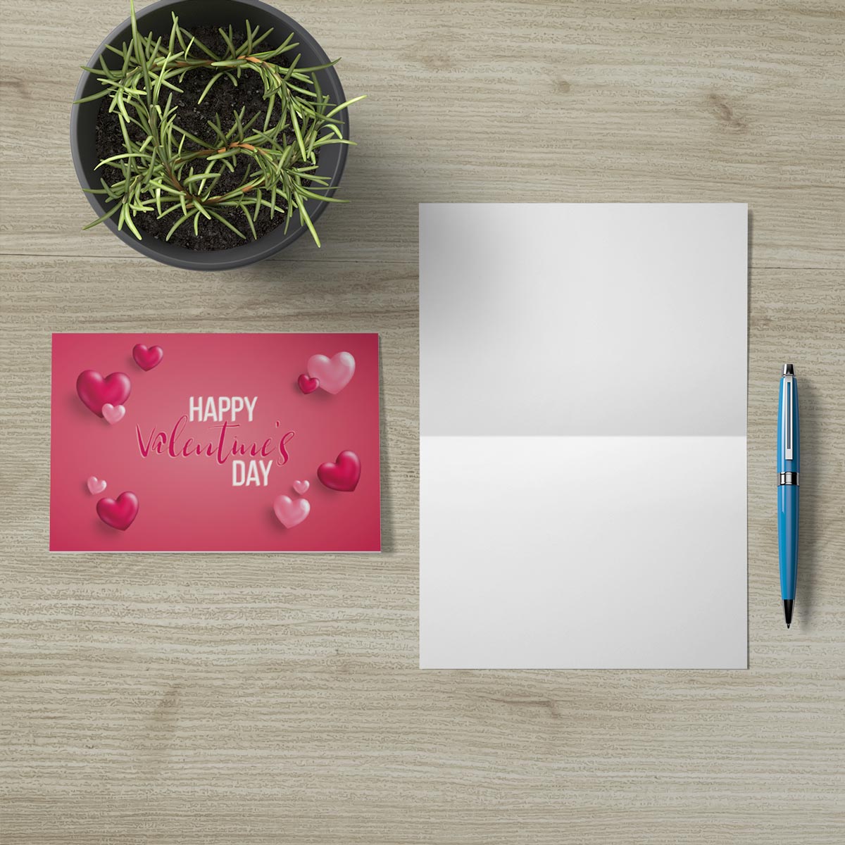 1 Grußkarte Liebe Merz Designkarten