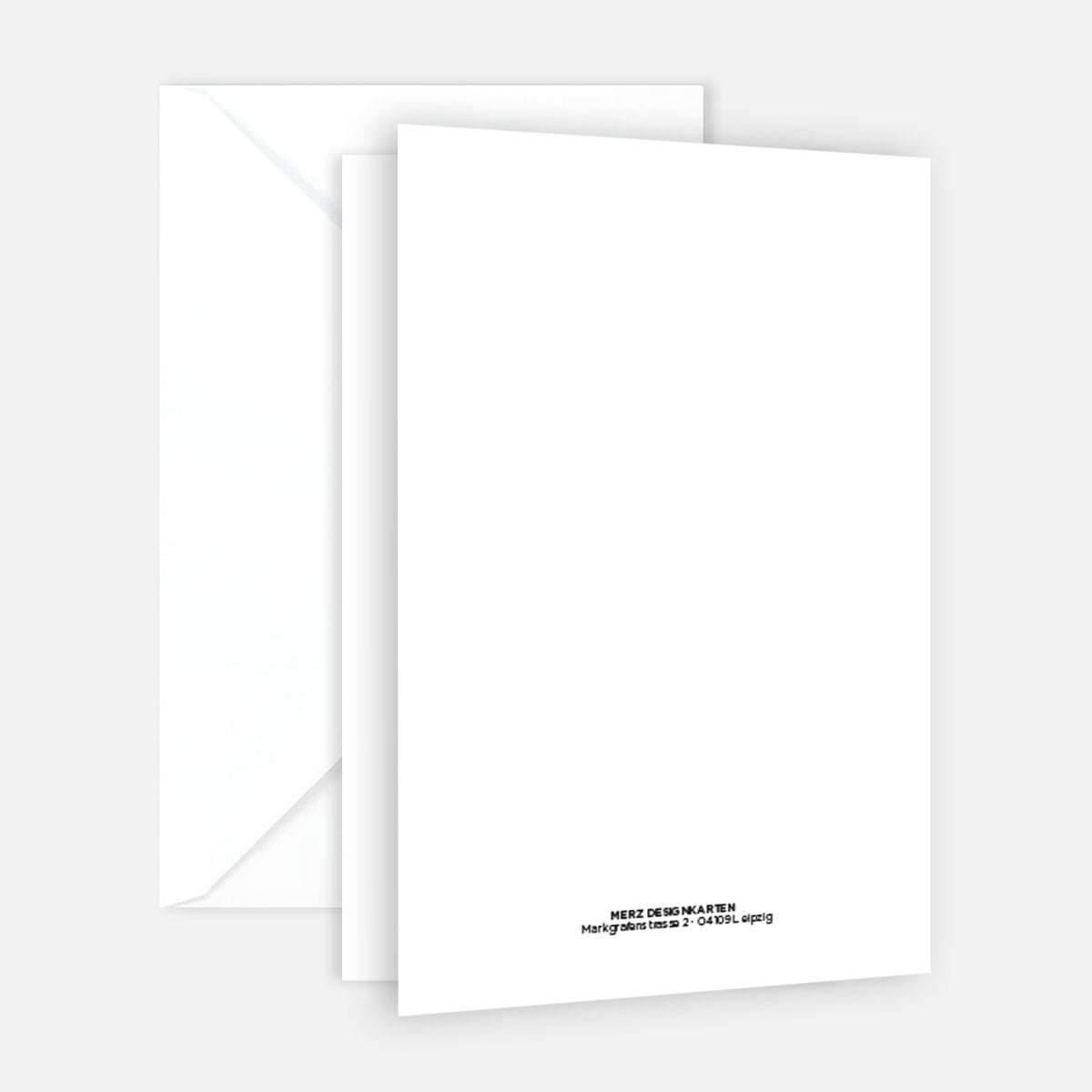 10 Stück Premium Dankeskarten (Klappkarten) mit Umschlägen, Danke Karten Geburt Merz Designkarten