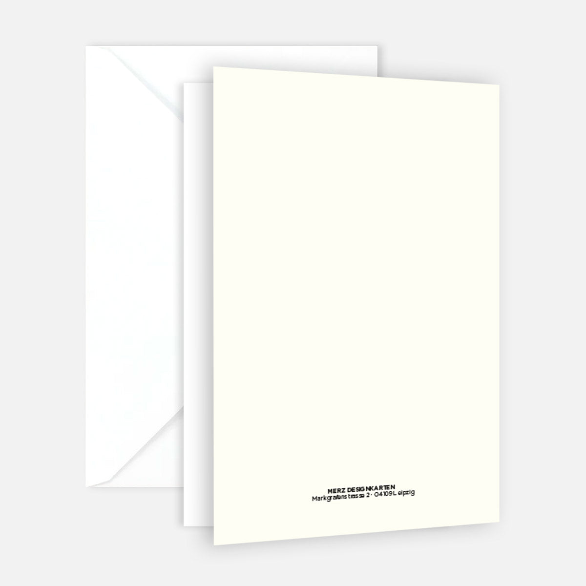 10 Stück Premium Dankeskarten (Klappkarten) mit Umschlägen, Danke Karten Geburt Merz Designkarten