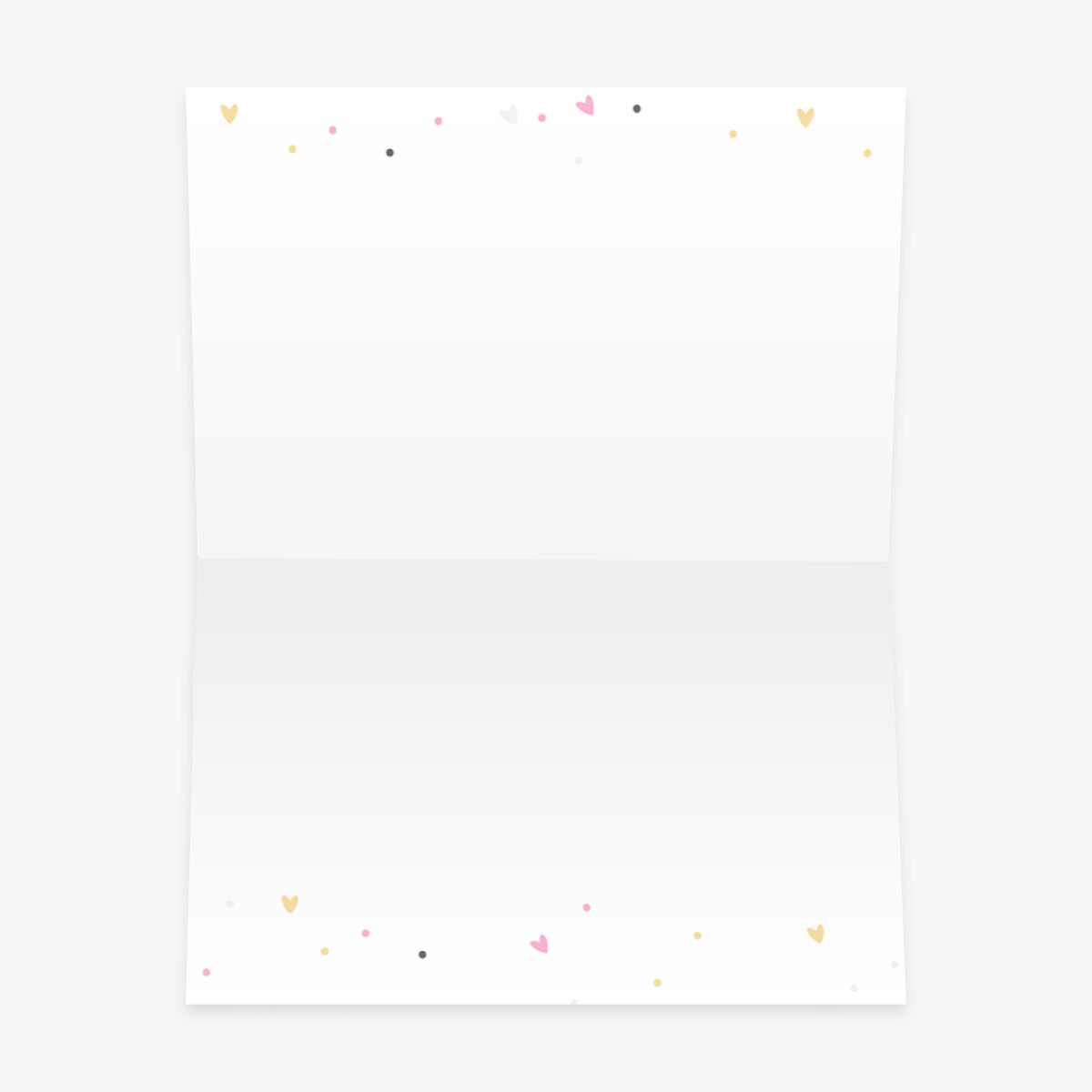 10 Stück Premium Dankeskarten (Klappkarten) mit Umschlägen, Danke Karten Geburt Merz Designkarten