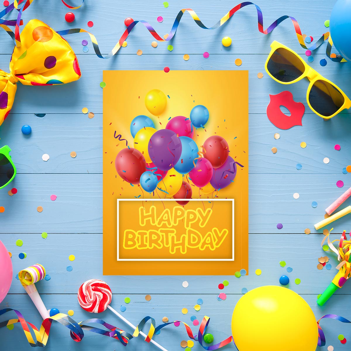 2 Premium Geburtstagskarte Happy Birthday 18x12cm mit Umschlag