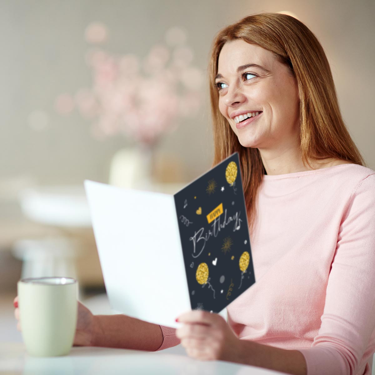 4 Premium Geburtstagskarten happy birthday 18x12cm + 4 Kuverts Geburtstag Karten Handarbeit - Lieblingsladen