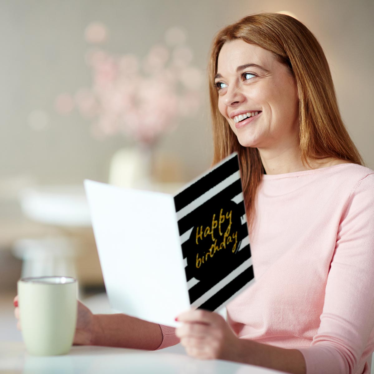 4 Premium Geburtstagskarten Happy Birthday 18x12cm + 4 Kuverts Geburtstag Karten Handarbeit - Lieblingsladen