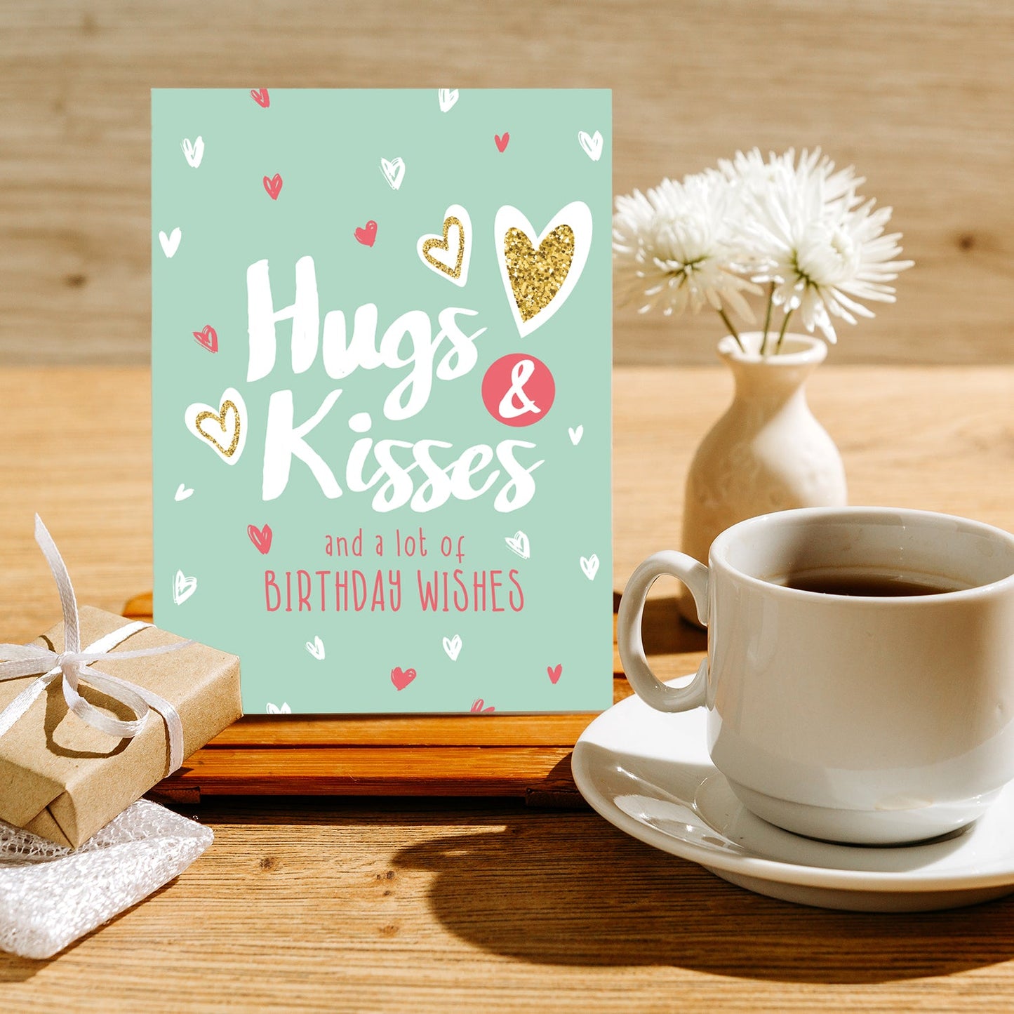 2 Premium Geburtstagskarten Happy Birthday 18x12cm + 2 Kuverts Geburtstag Karten Handarbeit - Lieblingsladen