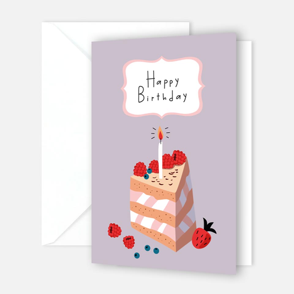 1 Premium Geburtstagskarte Happy Birthday 18x12cm mit Umschlag