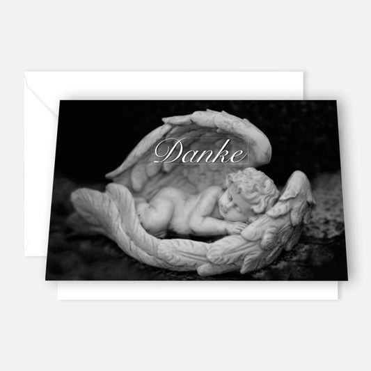 30 Trauerkarten Danksagung Klappkarten mit 30 Umschläge - Merz Designkarten