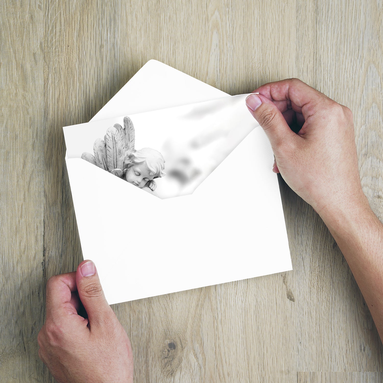 30 Trauerkarten Danksagung Klappkarten mit 30 Umschlägen - Merz Designkarten