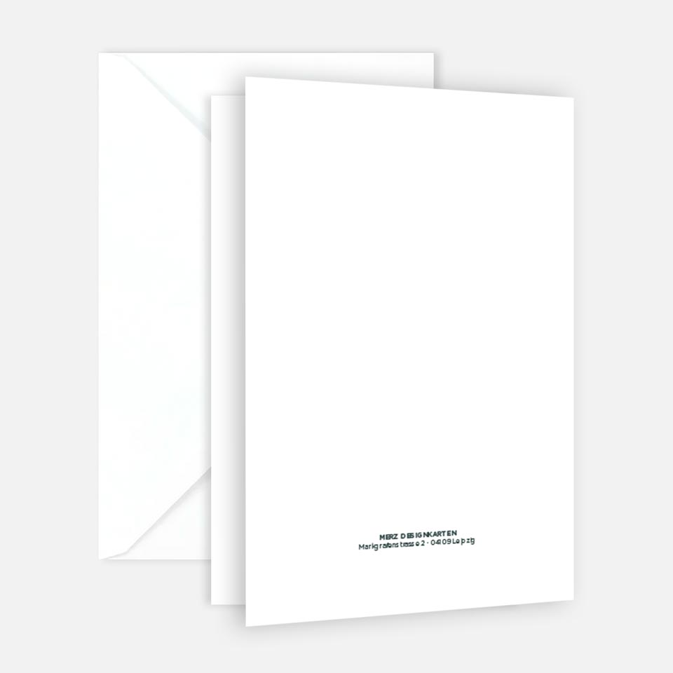 30 Trauerkarten Danksagung Klappkarten mit 30 Umschläge, Set -Beerdigung Danke Merz Designkarten