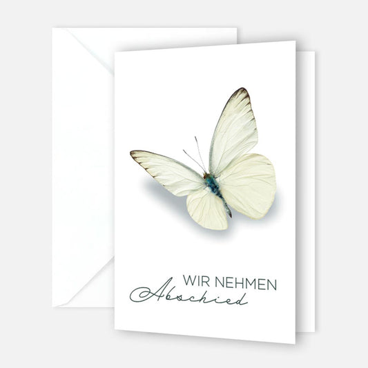 30 Trauerkarten Danksagung Klappkarten mit 30 Umschläge, Set -Beerdigung Danke Merz Designkarten