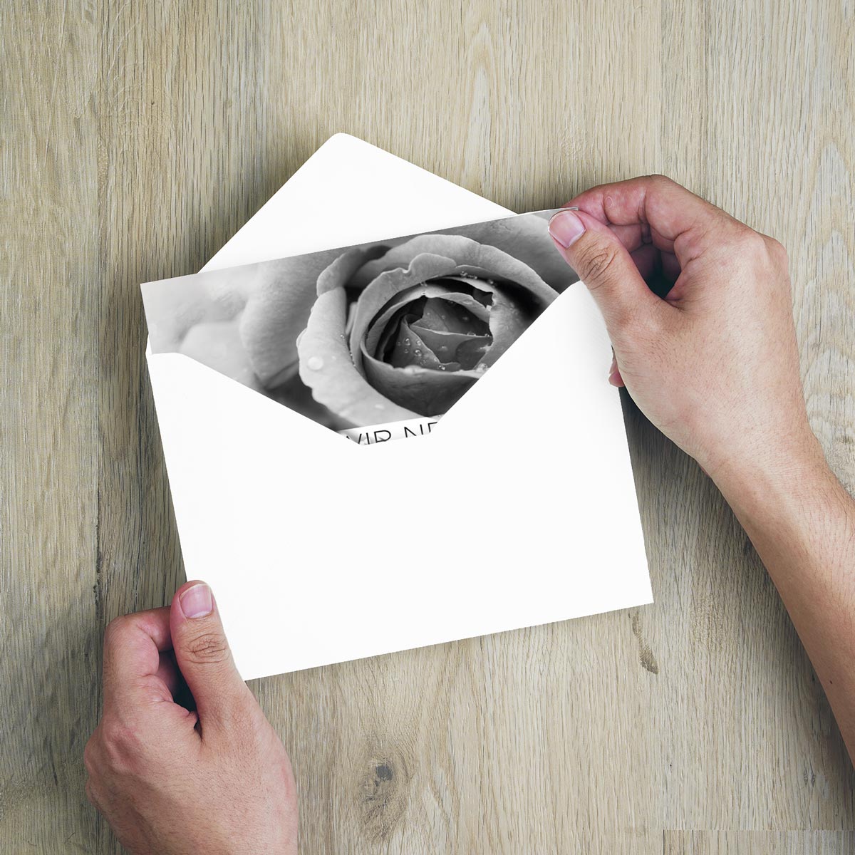 20 Trauerkarten Abschied Trauer Klappkarten mit 20 Umschläge Set Beerdigung Merz Designkarten