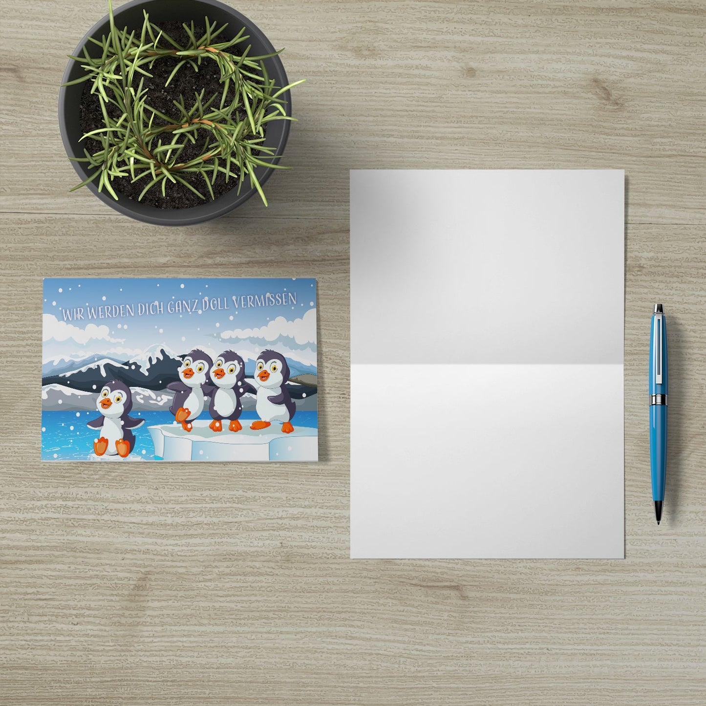 1 Abschiedskarte 12x18cm Ruhestand Kündigung Abschied Rente Comic Mutterschutz Merz Designkarten