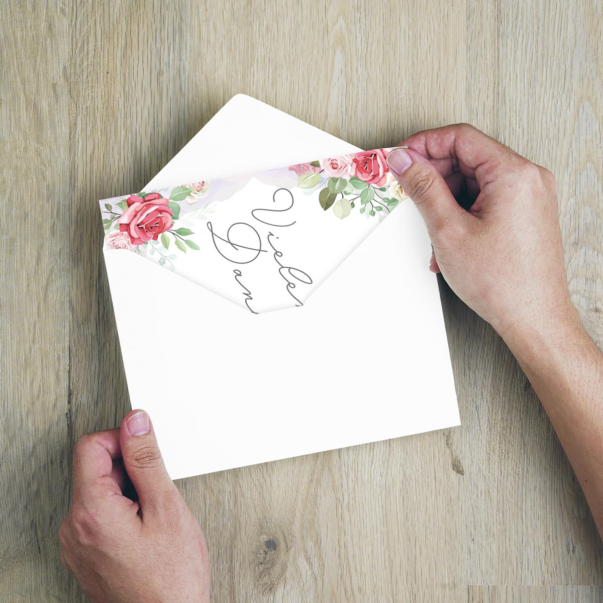 6 Stück Premium Dankeskarten (Klappkarten) mit Umschlägen, Danke Karten Geburt Merz Designkarten