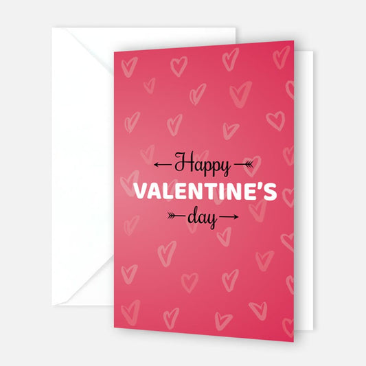 1 edle Valentinstagskarte 12x18cm Klappkarte +Umschlag Liebe Valentinstag Karte Merz Designkarten