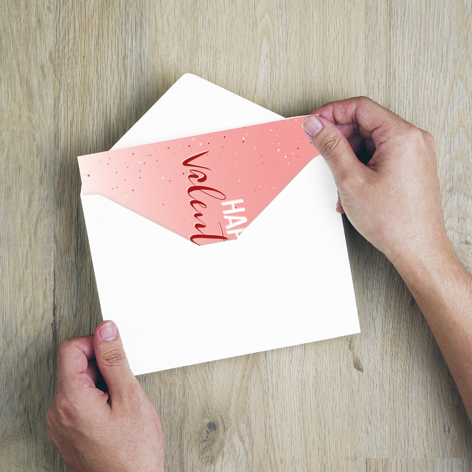 1 Valentinstagskarte 12x18cm Klappkarte +Umschlag Liebe Valentinstag Karte Merz Designkarten