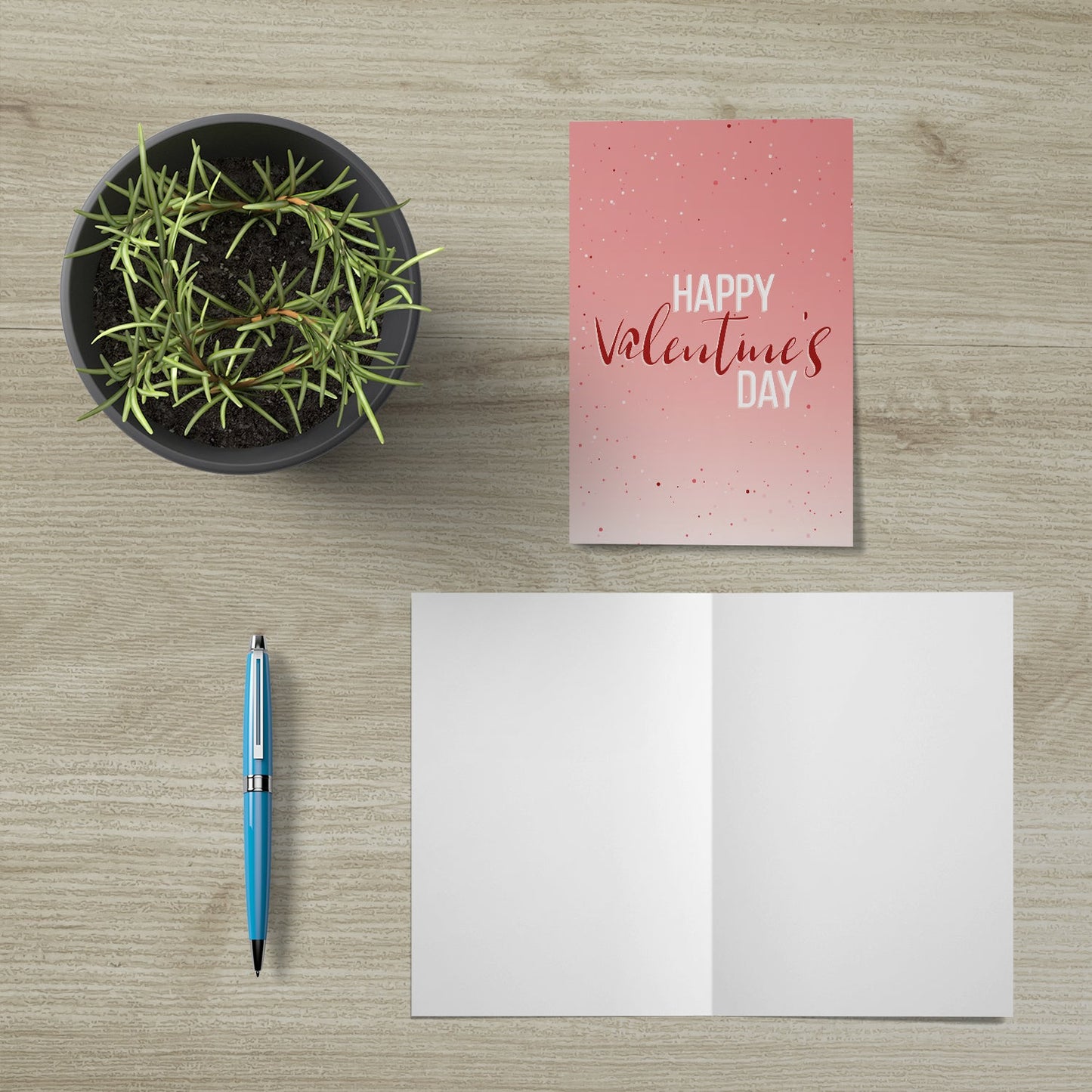 1 Valentinstagskarte 12x18cm Klappkarte +Umschlag Liebe Valentinstag Karte Merz Designkarten