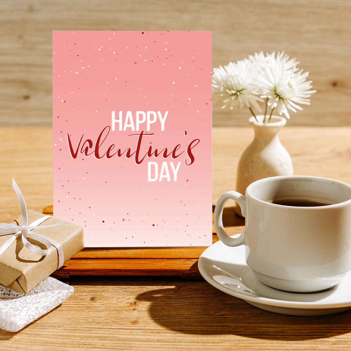 1 Valentinstagskarte 12x18cm Klappkarte +Umschlag Liebe Valentinstag Karte Merz Designkarten