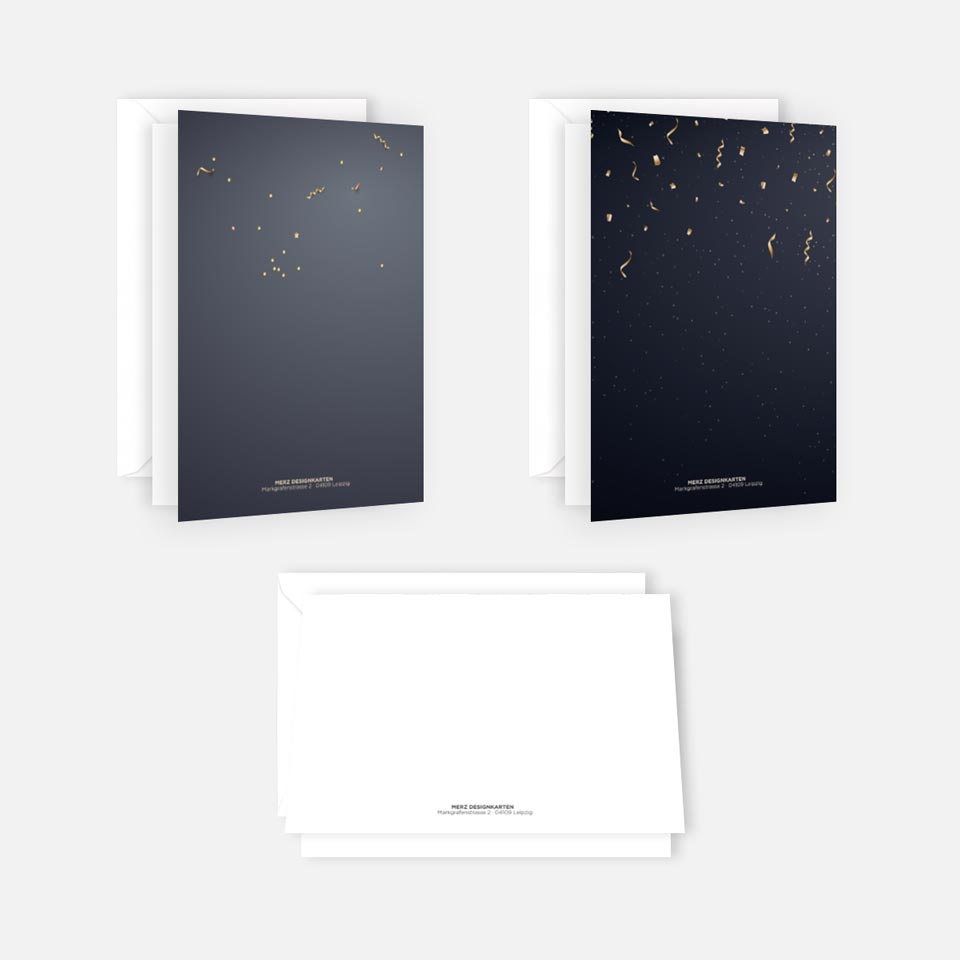 3 Weihnachtskarten Grußkarten für Weihnachten Klappkarten mit Umschlag Karten Merz Designkarten