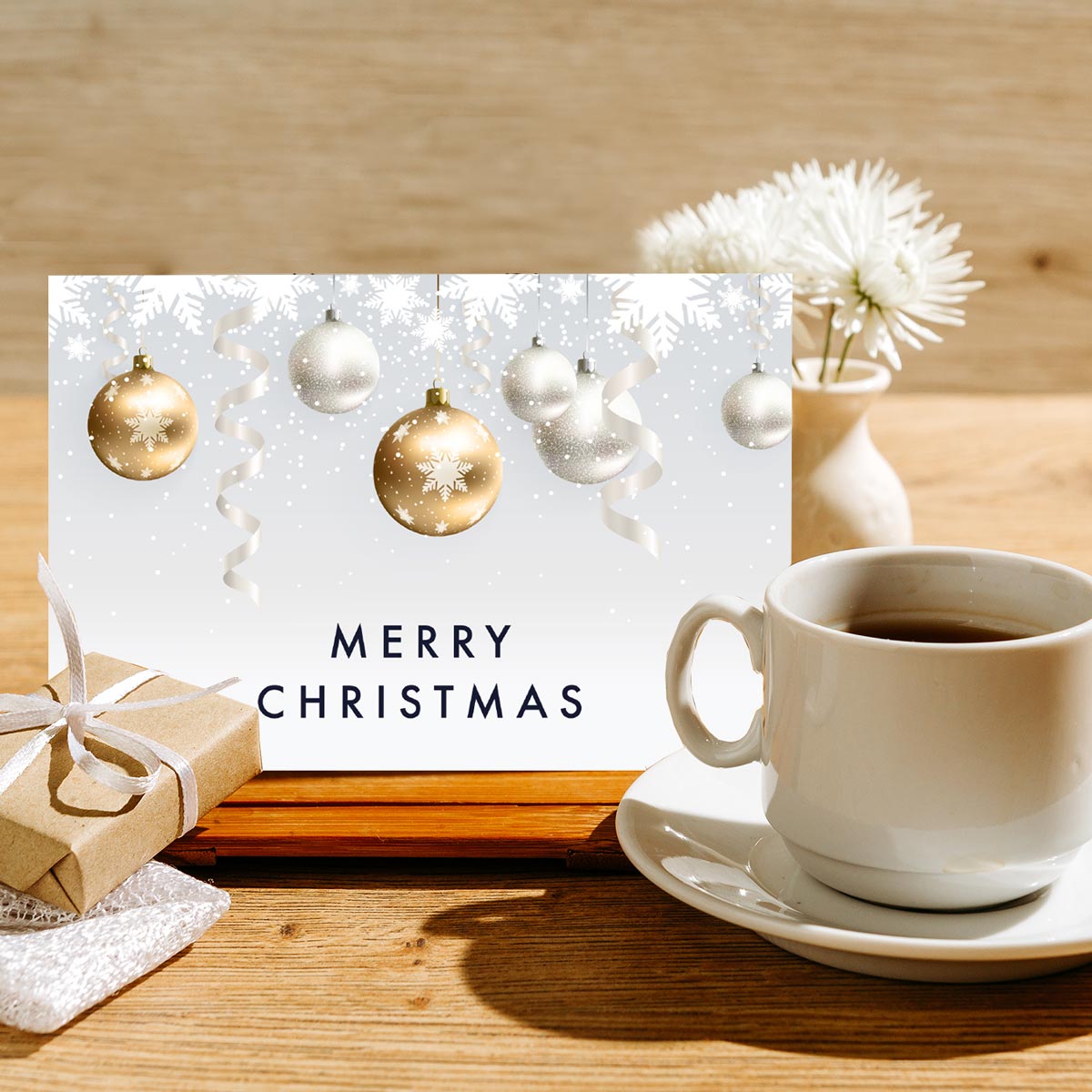 5 Weihnachtskarten Grußkarten für Weihnachten Klappkarten mit Umschlag Karten Merz Designkarten