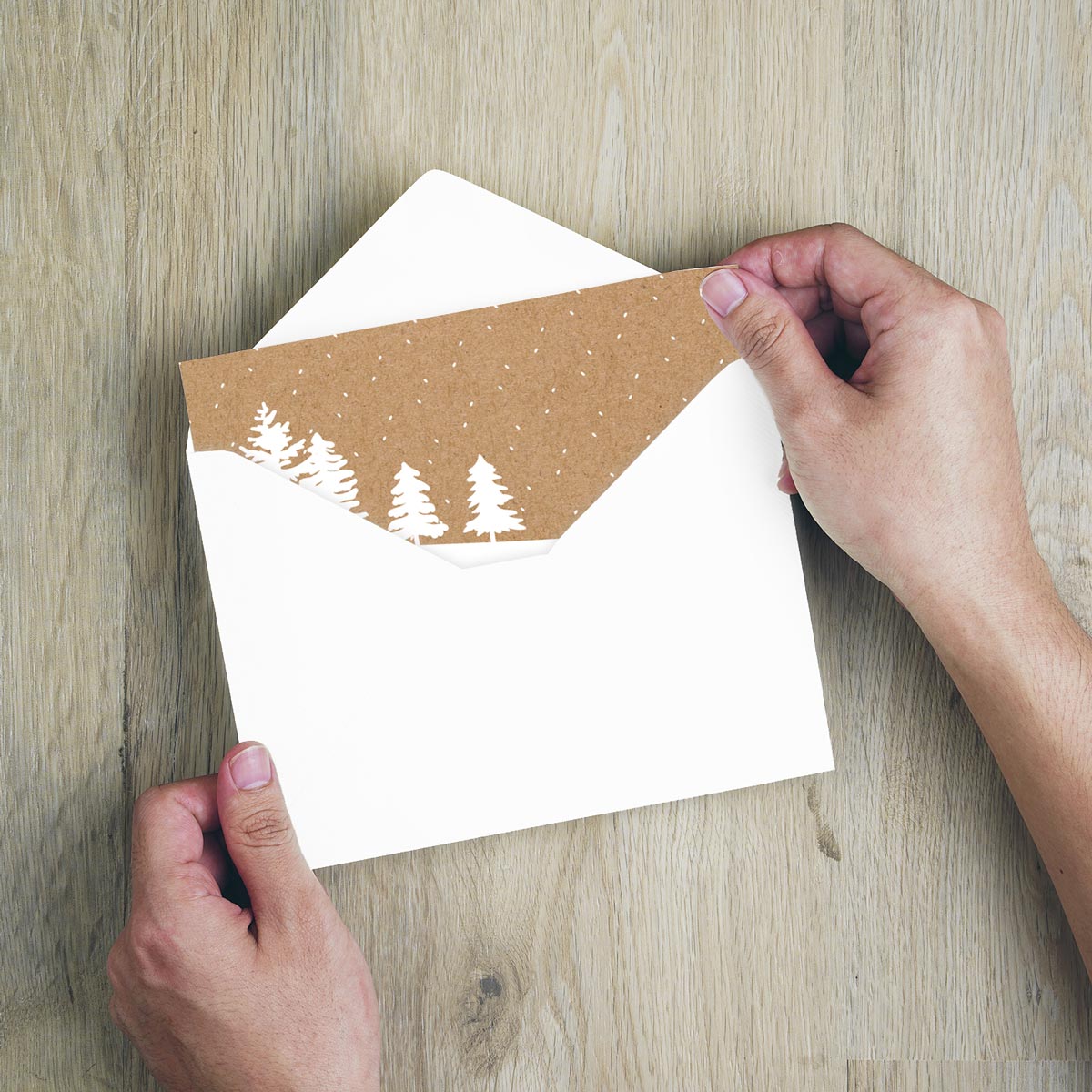 6 Weihnachtskarten Weihnachten merry christmas 10,5x14,8cm Klappkarten +6 Kuvert Merz Designkarten